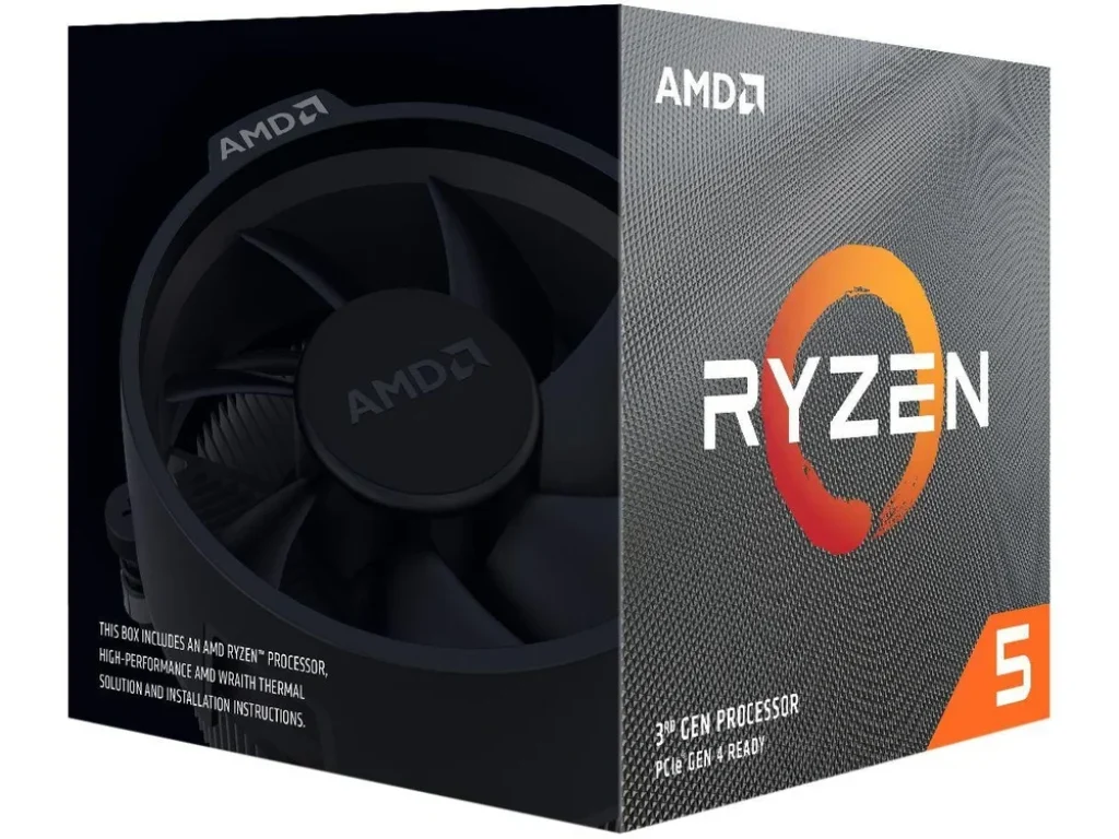 Processador AMD Ryzen 5 3600X Cache 32MB 3.8GHz (4.4GHz Max Turbo) AM4, Sem Vídeo – 100-100000022BOX