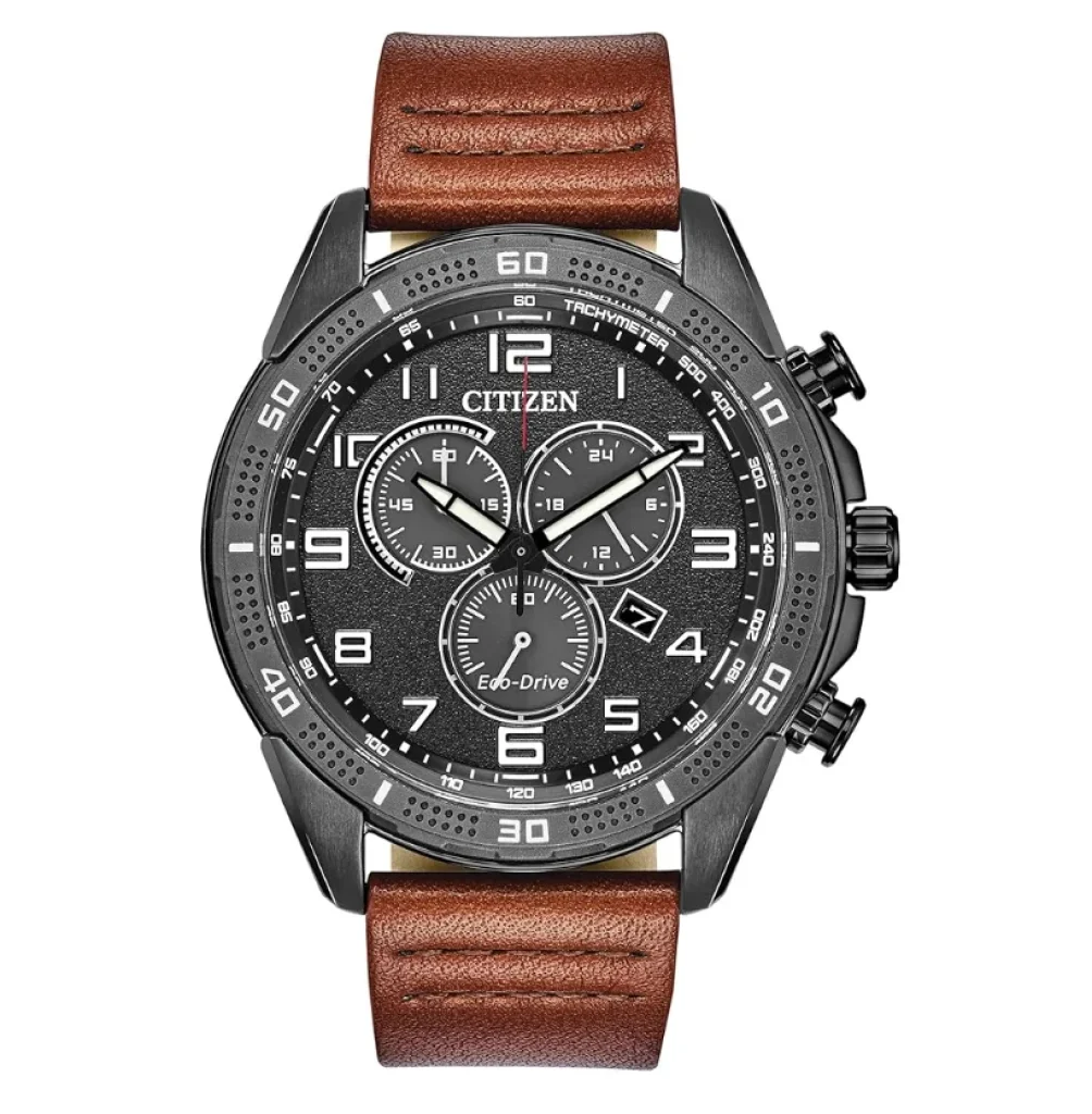 Relógio Citizen Eco Drive Chronograph Black Chr Drive Black Stainless Steel – AT2447-01E