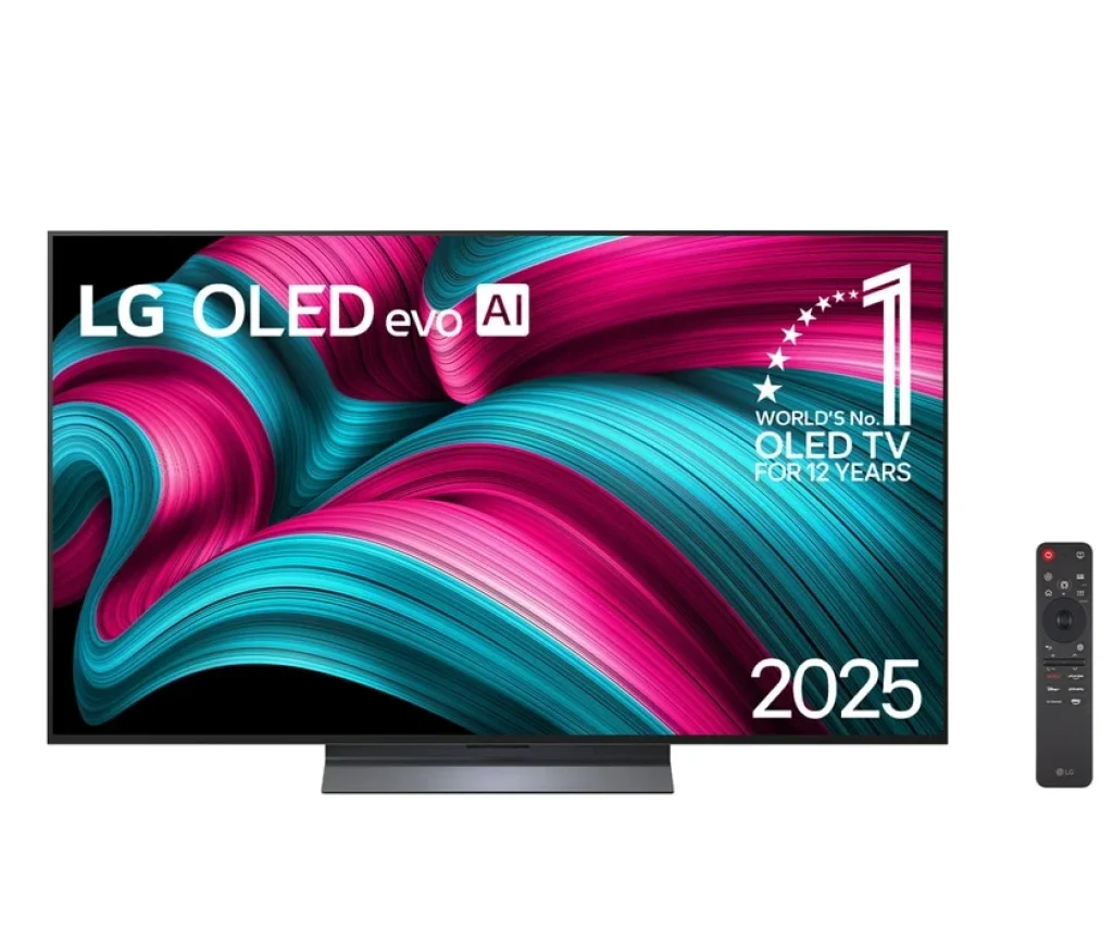 Smart TV LG OLED evo AI C5 65″ com Dolby Atmos, Dolby Vision, α9 AI Processor 4K Gen8, HDR10, AI Super Upscaling 4K, Modo Filmmaker, Wow Orchestra, Alexa – OLED65C5PSA