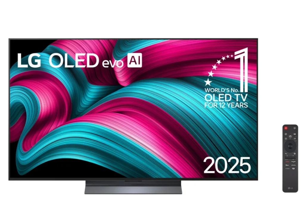 Smart TV LG OLED evo AI C5 83″ com 120Hz Nativo (144Hz VRR), Dolby Atmos, Dolby Vision, α9 AI Processor 4K Gen8, HDR10, AI Super Upscaling 4K, Modo Filmmaker, Wow Orchestra, Alexa – OLED77C5PSA
