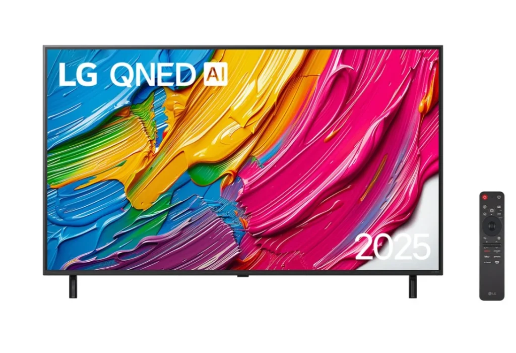 Smart TV LG 65” QNED 4K (2025) – Design Super Slim, Processador IA Alpha 7 Gen8, HDR, Áudio Surround, AI Magic Remote, Chromecast, Alexa – 65QNED80ASA