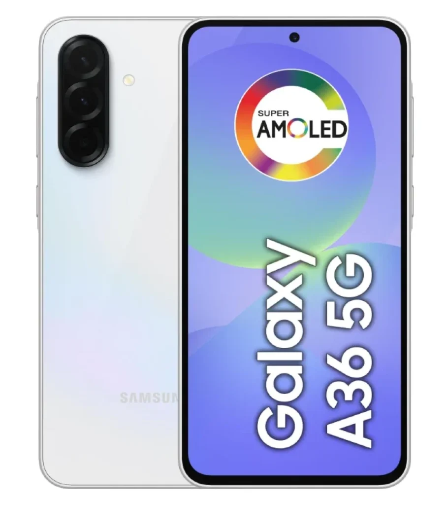 Smartphone Samsung Galaxy A36 5G 128GB, 6GB RAM, Câmera Tripla até 50MP, Tela Super AMOLED 6.7″, IP67, NFC, Recursos AI e Snapdragon 6 Gen 3