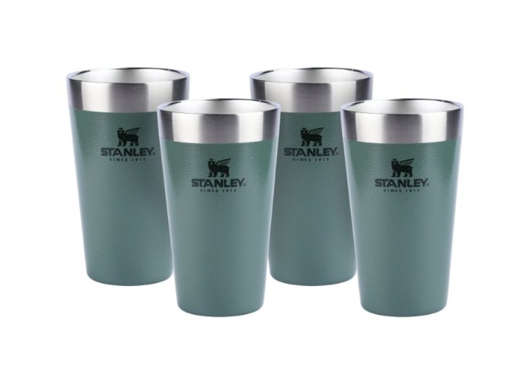 Kit 4 Copos Térmicos de Cerveja Stanley Hammertone Green | 473ML