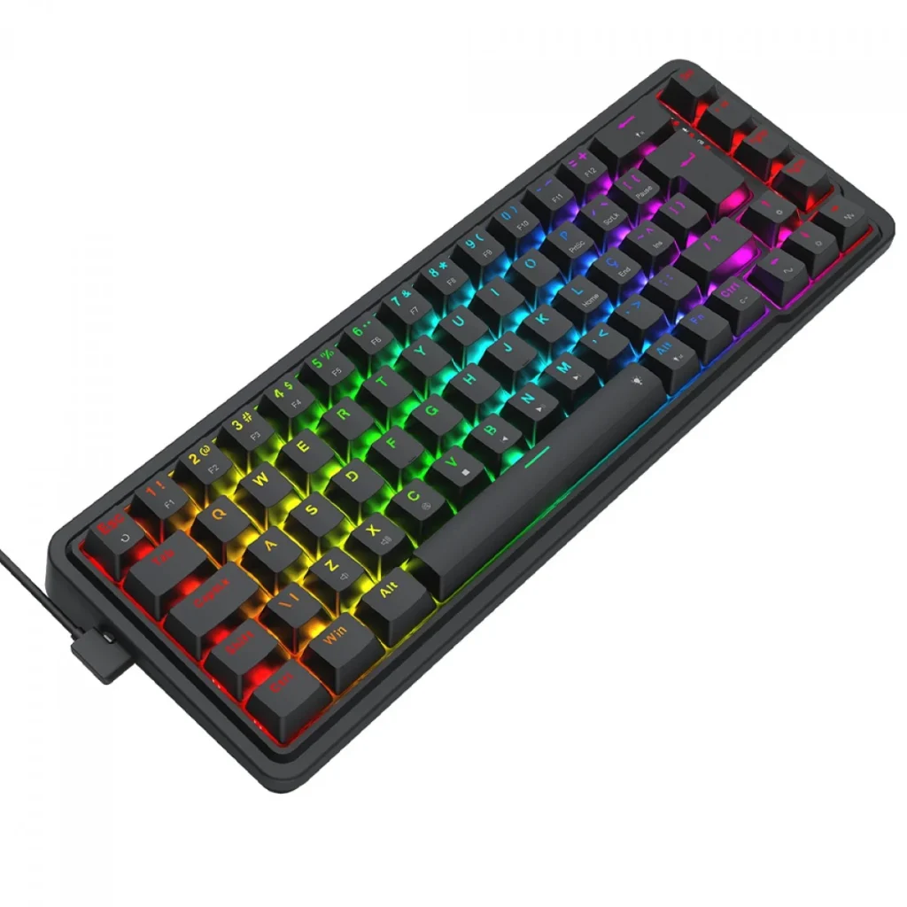 Teclado Mecânico Gamer Redragon Nova, RGB, 65%, Switch Dragon Chant, ABNT2, Preto, K709-RGB (PT)