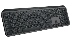 Teclado sem fio Logitech MX Keys S com Clique Silencioso, Teclas Programáveis, Iluminação Inteligente, Conexão Bluetooth ou Receptor USB Logi Bolt e Bateria Recarregável – Grafite