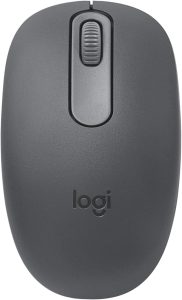 Mouse sem fio Logitech M196 com Conexão Bluetooth, Design Ambidestro Compacto, Rastreamento Preciso, Compatível com PC e Mac, Windows e macOS
