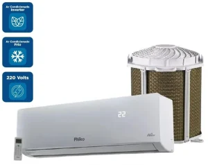 Ar-condicionado Split 12.000 BTUs Philco Inverter Frio Hi Wall Cobre 220V – PAC12FC