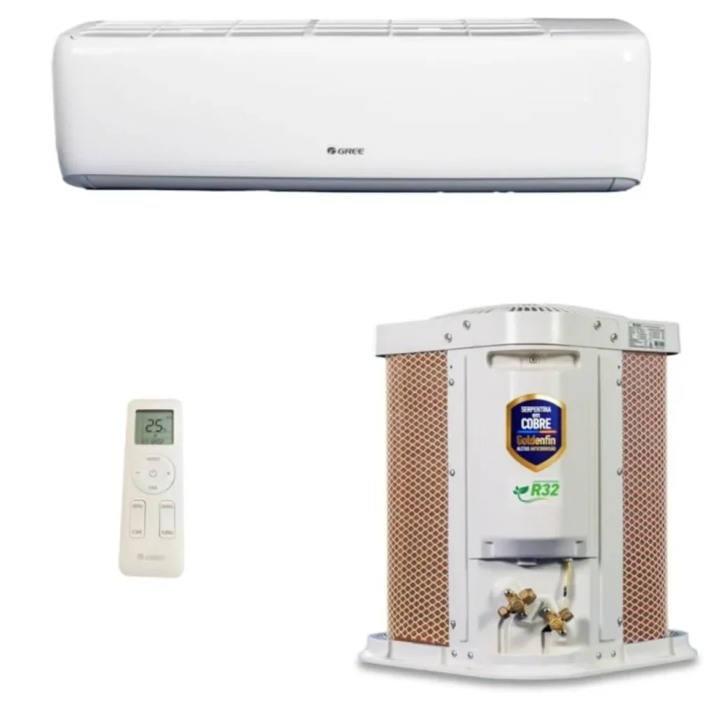 Ar Condicionado Split Hi Wall Gree G-Top Auto Inverter 9000 BTU/h Frio 220 Volts – GWC09ATB-D6DNA1A/I