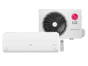 Ar-Condicionado Split LG Dual Inverter Voice +IA com 12.000 BTUs, Wi-Fi, Frio, Branco, 220V – S3-Q12JA31E / S3-UQ12JA31E / EB2GAM1