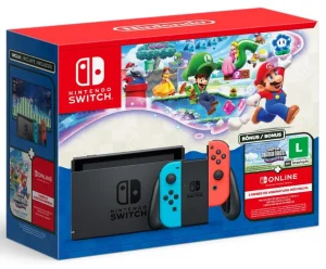 Bundle Nintendo Switch + Super Mario Bros. Wonder + 3 Meses de Assinatura Nintendo Switch Online