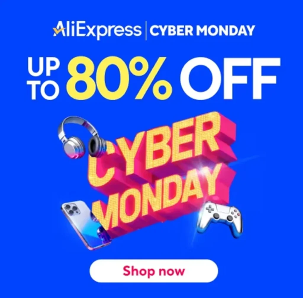 Cupons AliExpress Cyber Monday & Choice Day’s Dezembro