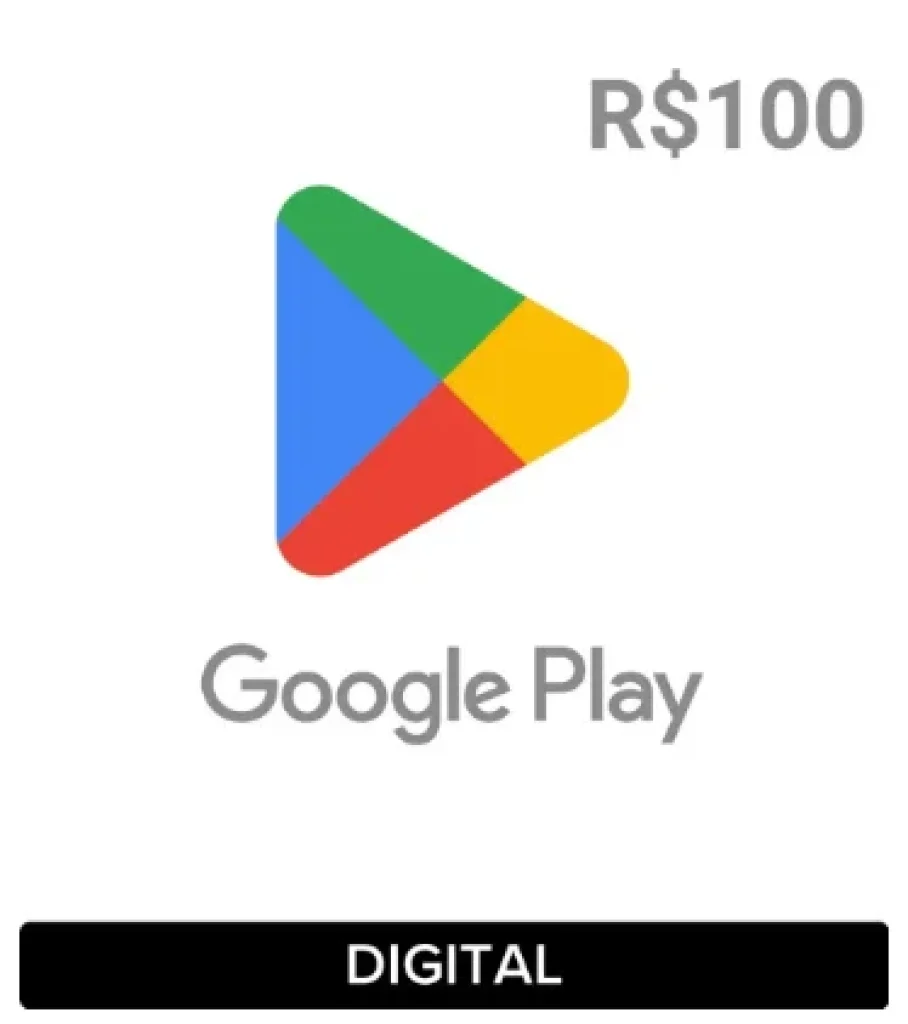 Gift Card Google Play R$ 100 (Digital)