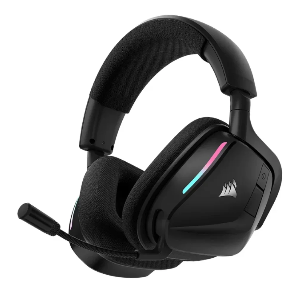 Headset Gamer Sem Fio Corsair Void Wireless V2, RGB, Bluetooth, Dolby Atmos, Carbon – CA-9011379-WW