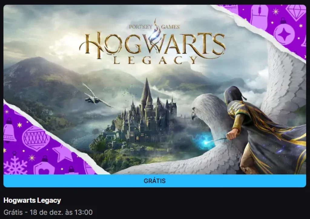 Hogwarts Legacy Grátis – Epic Games PC
