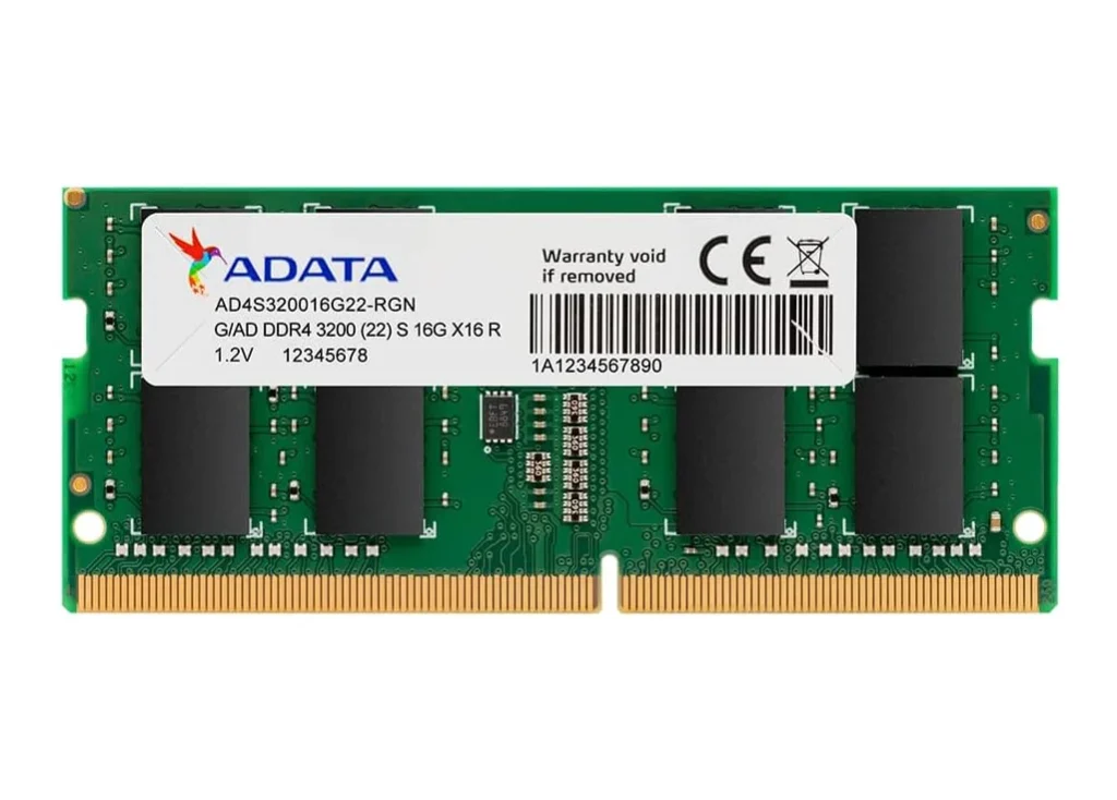 Memoria RAM Adata 32 GB DDR4-3200 MHz 1.2 V – Notebook – AD4S320032G22-SGN
