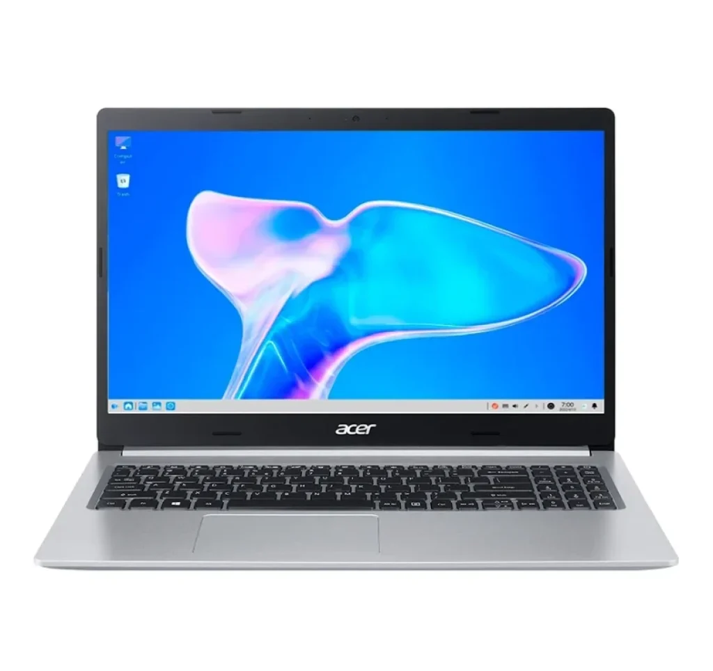 Notebook Acer Aspire 5 – AMD Ryzen 5-5500U, 16GB RAM, 512GB SSD, 15,6″ FHD LED, IPS, 60Hz, Linux Gutta – A515-45-R478 / NX.AYDAL.00R