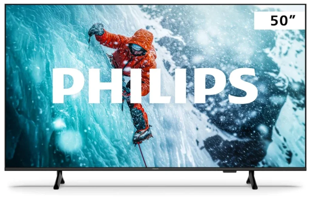 Smart TV PHILIPS 50″ 4K, Comando de Voz, Bluetooth, HDR, Dolby Atmos, HDMI, Titan OS, USB, Wi-Fi – 50PUG7300/78