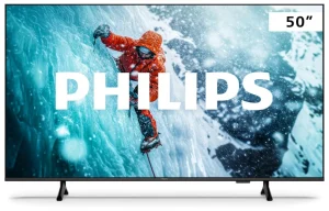 Smart TV PHILIPS 50″ 4K, Comando de Voz, Bluetooth, HDR, Dolby Atmos, HDMI, Titan OS, USB, Wi-Fi – 50PUG7300/78