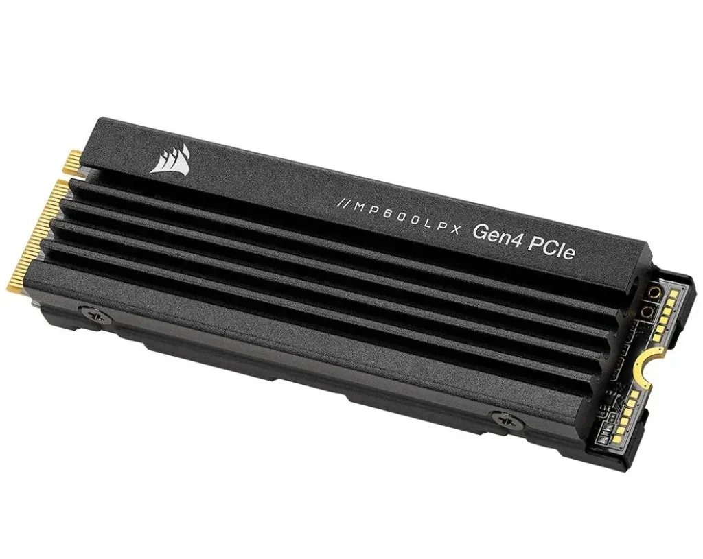 SSD Corsair Force MP600 PRO LPX, 2TB, M.2 PCIe, NVMe, Leitura: 7100MB/s e Gravação: 6800MB/s, Preto – CSSD-F2000GBMP600PLP