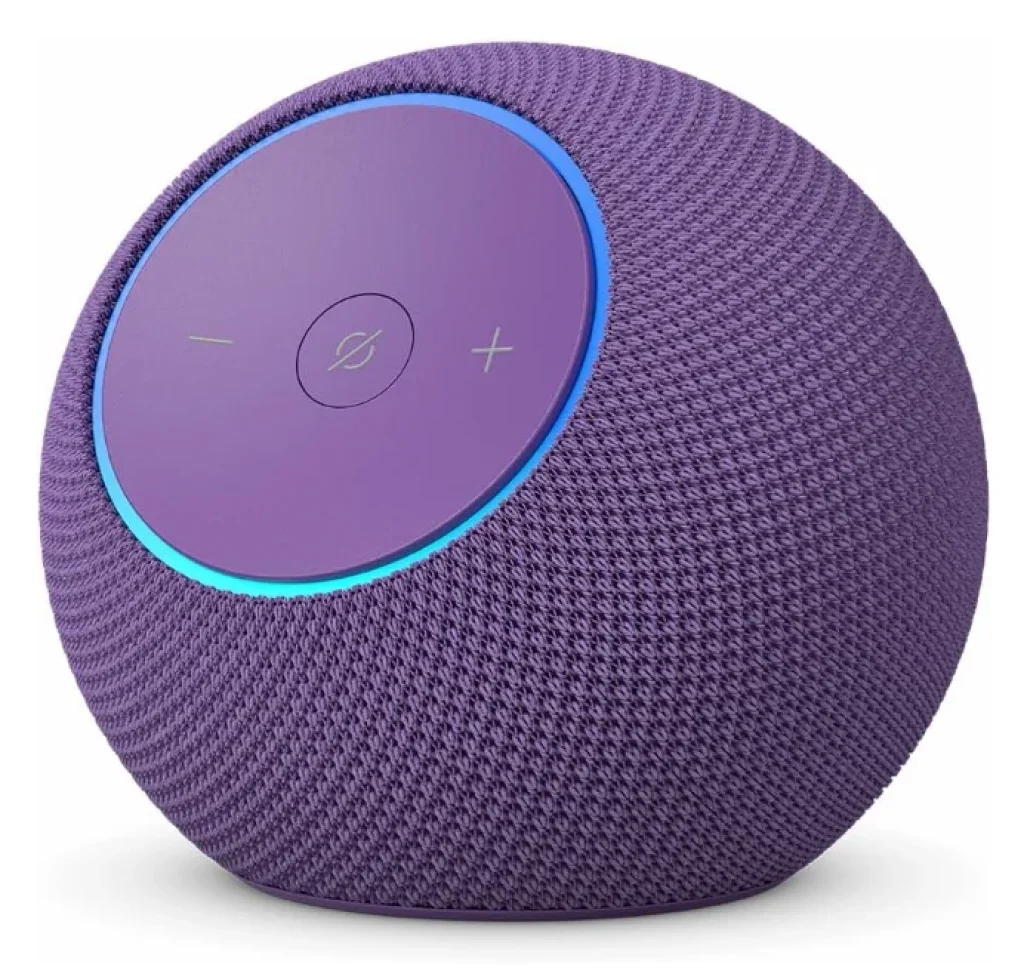 Amazon Echo Dot Max (2025), Smart Speaker com Alexa, Som envolvente e Hub de Casa Inteligente integrado, Ideal para sua sala de estar, Cor Roxa