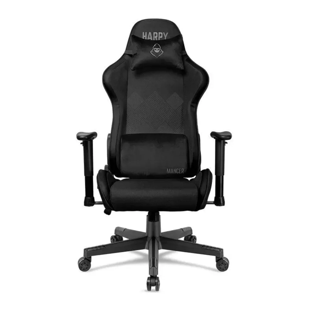 Cadeira Gamer Mancer Harpy SL, Black Edition, Até 130kg, Braço 2D – MCR-HRPSL-BKED