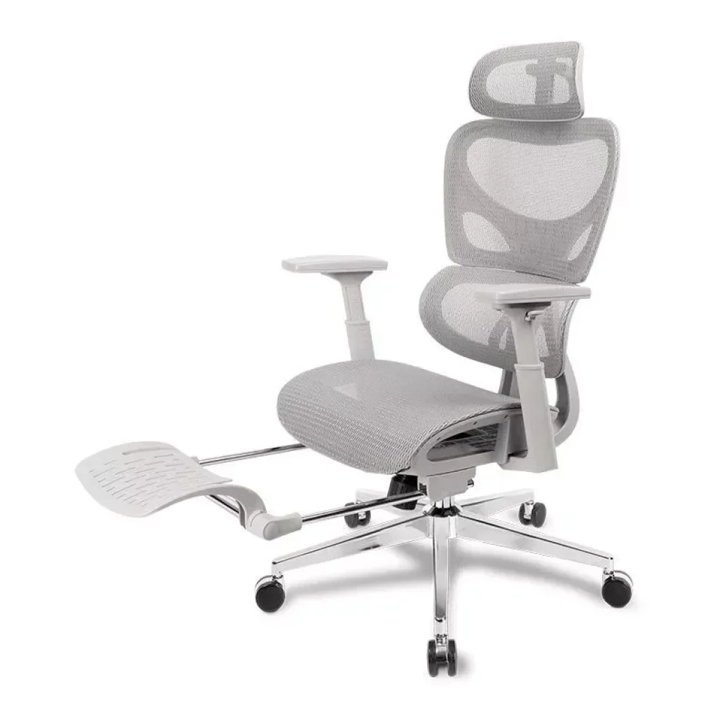 Cadeira Office Zinnia Montreal SL, Cinza, Até 150kg, Braços 4D – ZNO-MNTSL-BL03