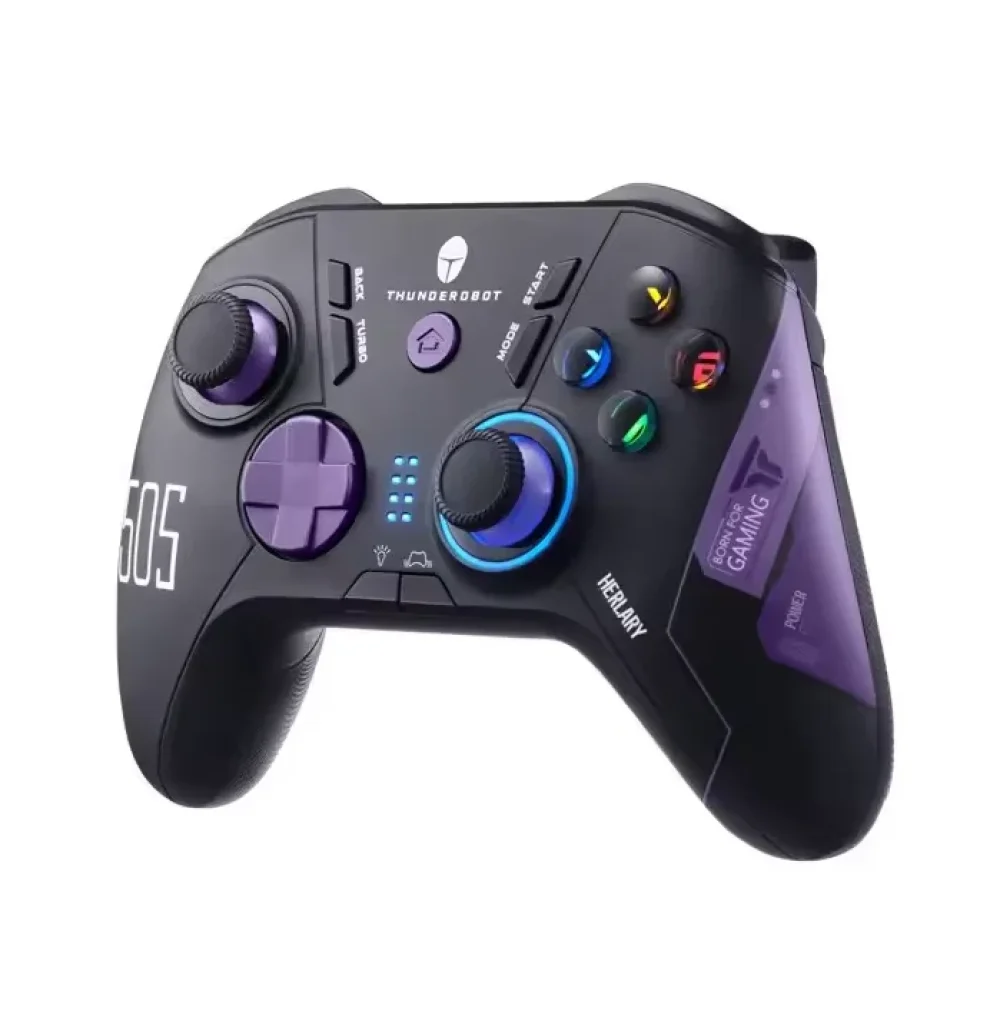 Controle Gaming Thunderobot G50S, Sem Fio, Efeito Hall, 1000Hz, Gatilhos, 6 botões mapeáveis, Gamepad, para Switch, PC, Android