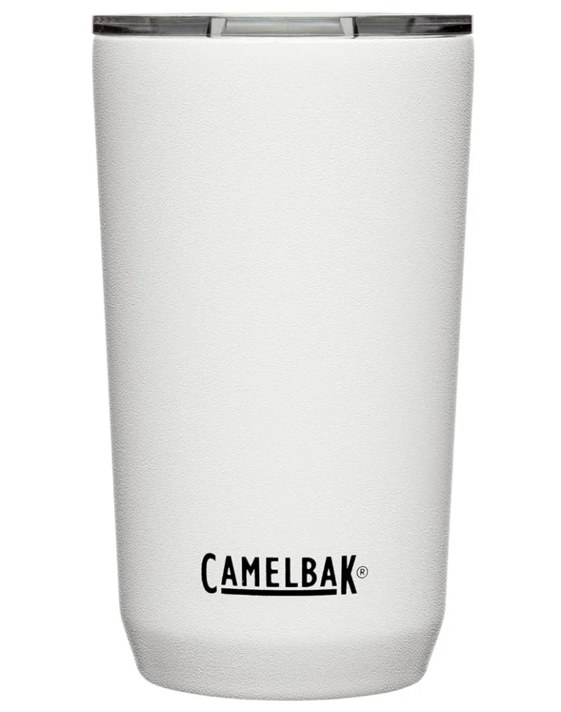 Copo térmico CamelBak Horizon, Com tampa e base emborrachada, 470 ml, branco