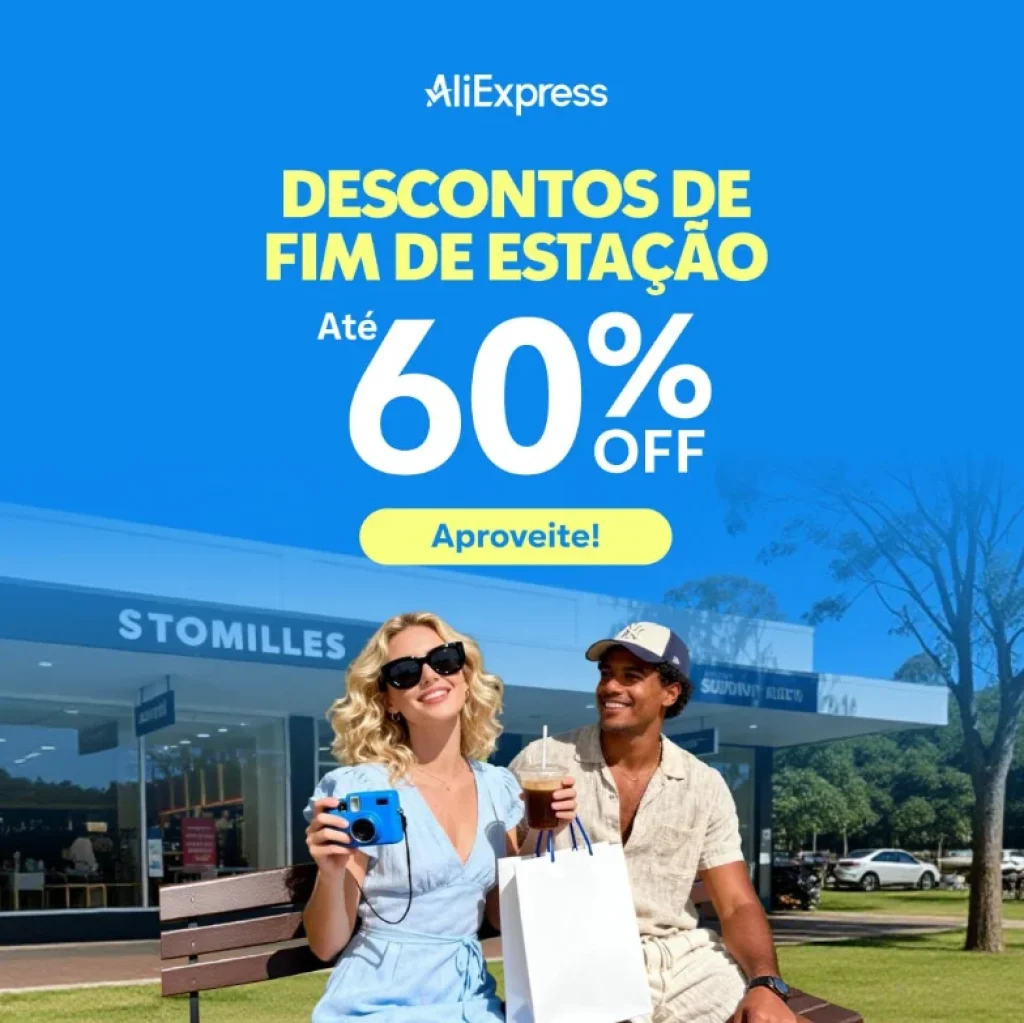 Cupons AliExpress – Descontos de Fim de Estação em Selecionados