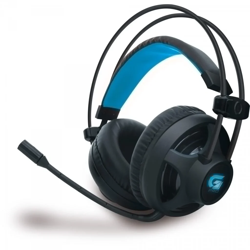 Headset Gamer Fortrek Pro H2 LED Azul Preto, 64390