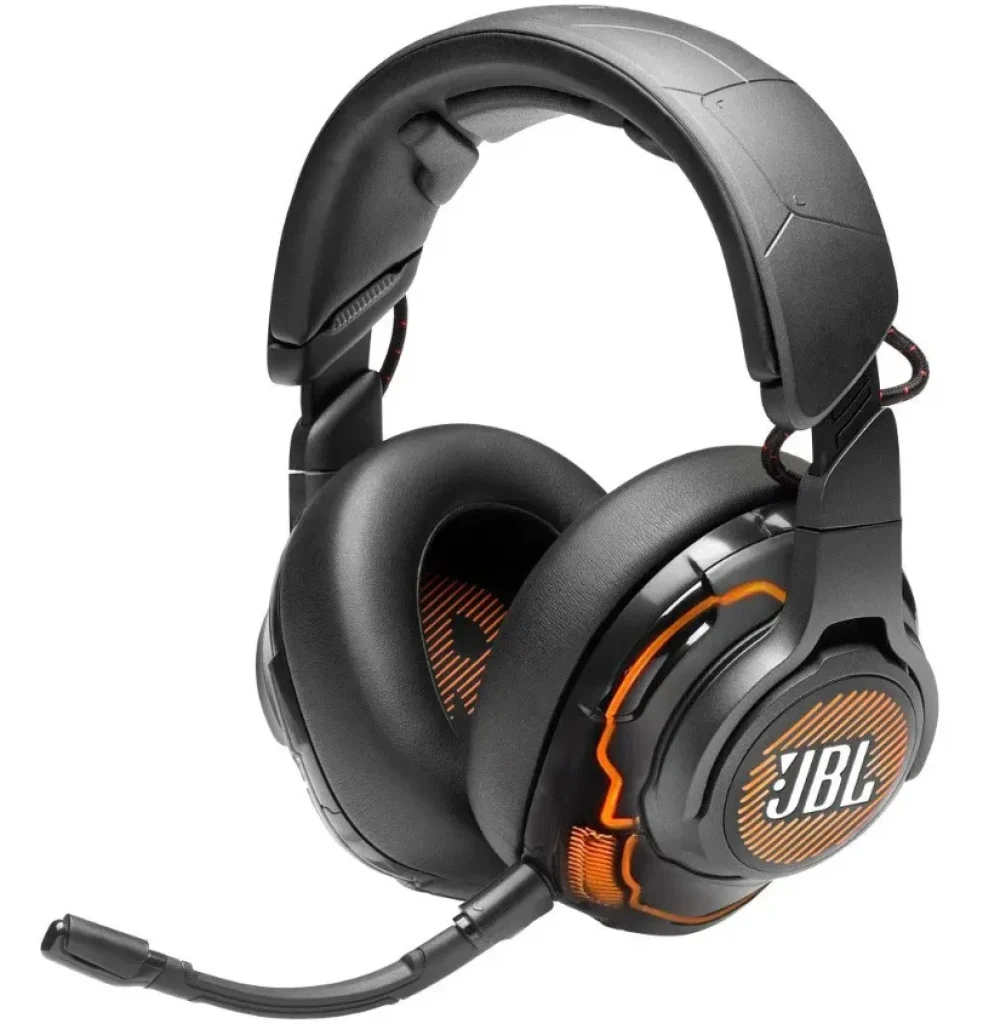Headset Gamer JBL Quantum ONE – Hi-Res, Cancelamento de ruído ativo ANC, RGB, DTS: X V2 – JBLQUANTUMONEBLK