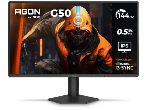 Monitor Gamer AOC 23,8″ Agon G50 Full HD 144Hz IPS 0,5ms G-SYNC HDMI DisplayPort – 24G50F/57