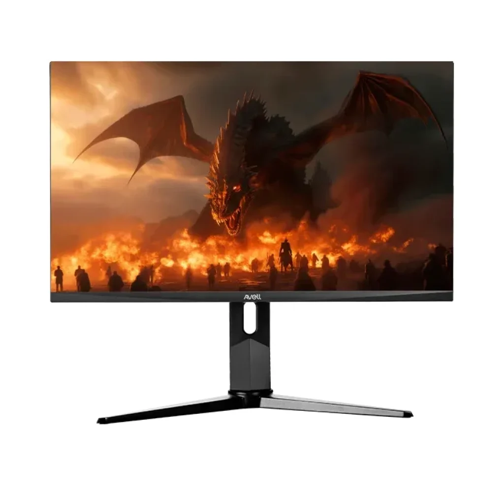 Monitor Gamer Avell Volcano’s 27″, 180Hz, QHD, IPS, 1ms, DisplayPort e HDMI, 100% sRGB, HDR, G-sync, FreeSync, Preto – PR003028
