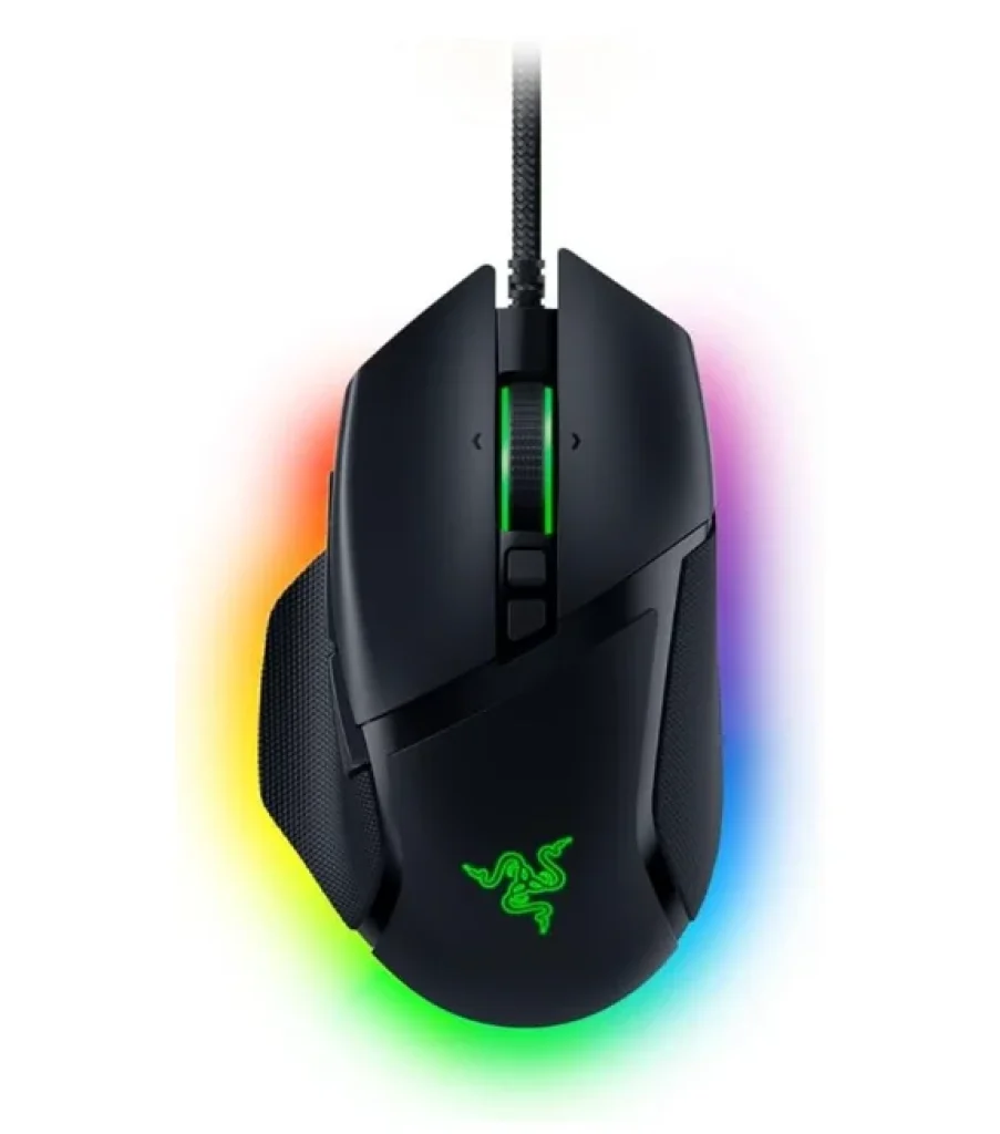 Mouse Razer Basilisk V3 35K RGB, Ergonômico, Sensor Óptico Razer Focus Pro 35K Gen2, 13 Botões Programáveis – RZ0105230100