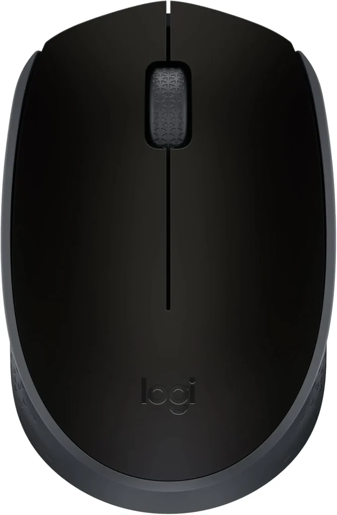 Mouse sem fio Logitech M170 com Design Ambidestro Compacto, Conexão USB e Pilha Inclusa