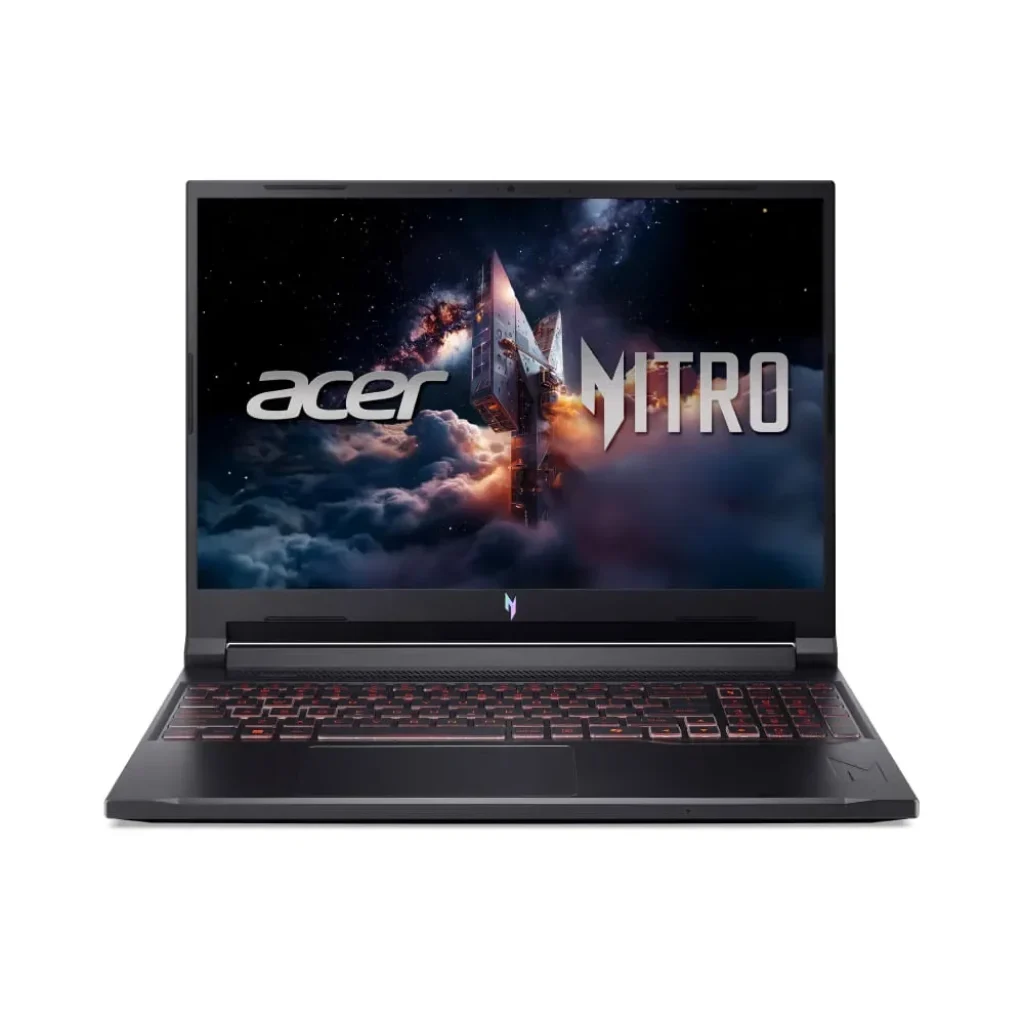 Notebook Gamer Acer Nitro V16 – Intel® Core™ 7-240H, RTX 5060 8GB, 32GB RAM, 1TB SSD, 16″ FHD+ IPS 180Hz, Windows 11 – ANV16-72-7327