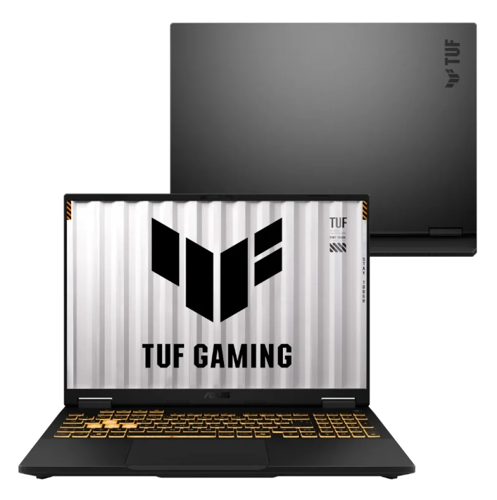 Notebook Gamer ASUS TUF Gaming F16 – Intel® Core™ I5 14450HX, NVIDIA RTX™ 5050, 16GB RAM, 512GB SSD 16″ FHD+ LED IPS 165Hz Windows 11 Jaeger Gray – FX608JHR-RV122W