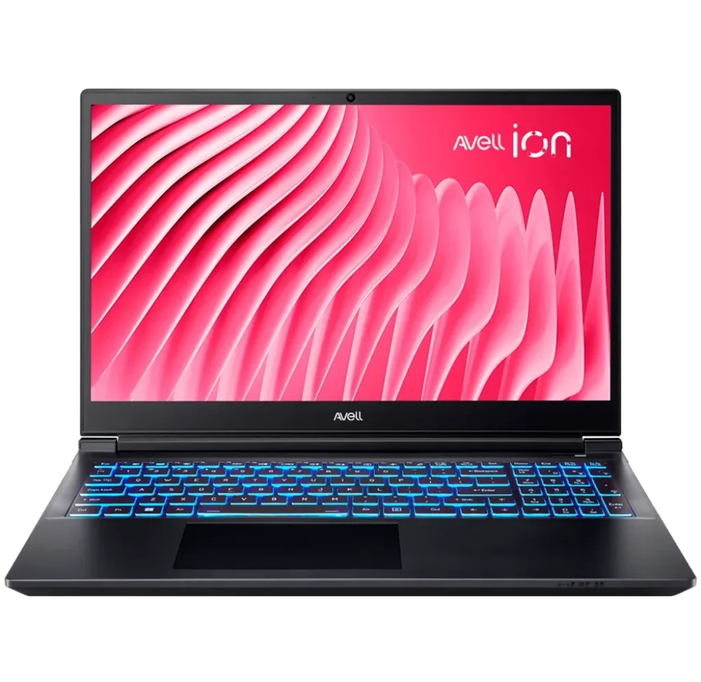 Notebook Gamer Avell ION A50 R5 – AMD Ryzen™ 5-7640HS, RTX 4050 6GB, 16GB RAM, 512GB SSD, 15,6″ FHD 144Hz WVA/IPS, Sem SO – MN000130
