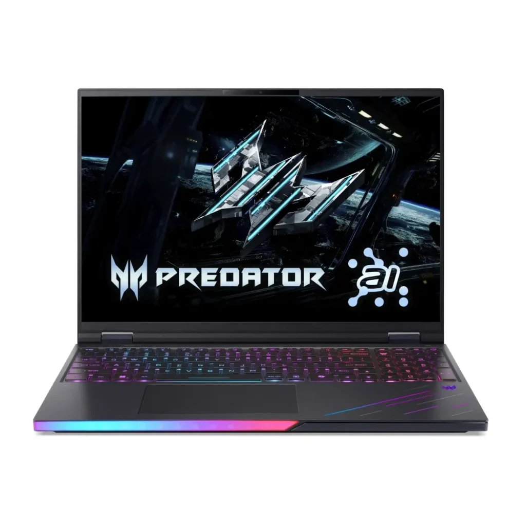Notebook Gamer Predator Helios 16 IA – Core™ Ultra 9 275HX, 32GB RAM, 1TB SSD, RTX 5070 TI, 16” WQXGA 240Hz OLED, Windows 11 – PH16-73-93RS