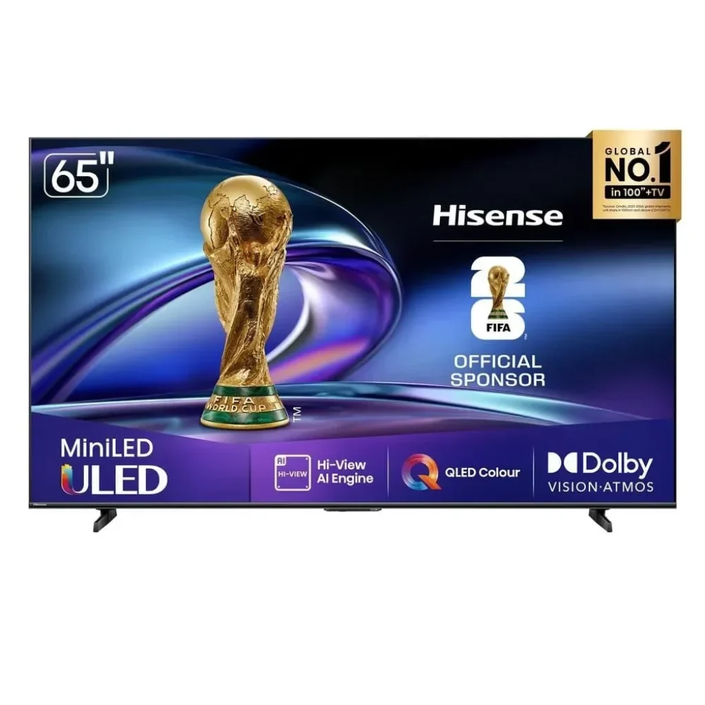 Smart TV 65 4K UHD Hisense ULED MiniLED 65U6QV Vidaa U9 HDR10 Dolby Atmos