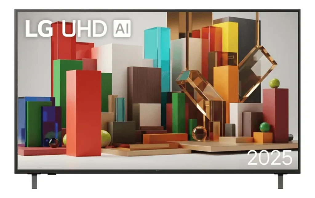 Smart TV LG Pro 4K 43″ UHD AU801 Processador α7 AI Ger8 Super Upscaling Google Cast Alexa Integrado Controle AI Smart Magic WebOS 25 – 43AU801