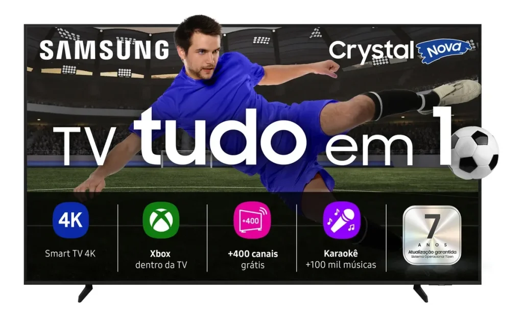 Smart TV Samsung Crystal 50″ U8600F UHD 4K 2025, Gaming Hub, Tizen – UN50U8600FGXZD