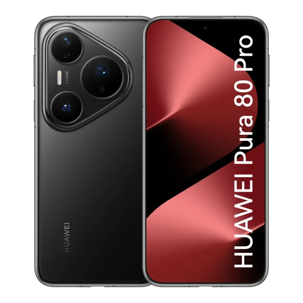 Smartphone Huawei Pura 80 Pro 12GB+512GB Câmera de 1″ 50MP Ultra-iluminação Design Premium 6,8″ OLED SuperCharge 100W Branco – LMR-LX9