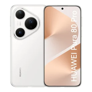 Smartphone Huawei Pura 80 Pro 12GB+512GB Câmera de 1″ 50MP Ultra-iluminação Design Premium 6,8″ OLED SuperCharge 100W Branco – LMR-LX9