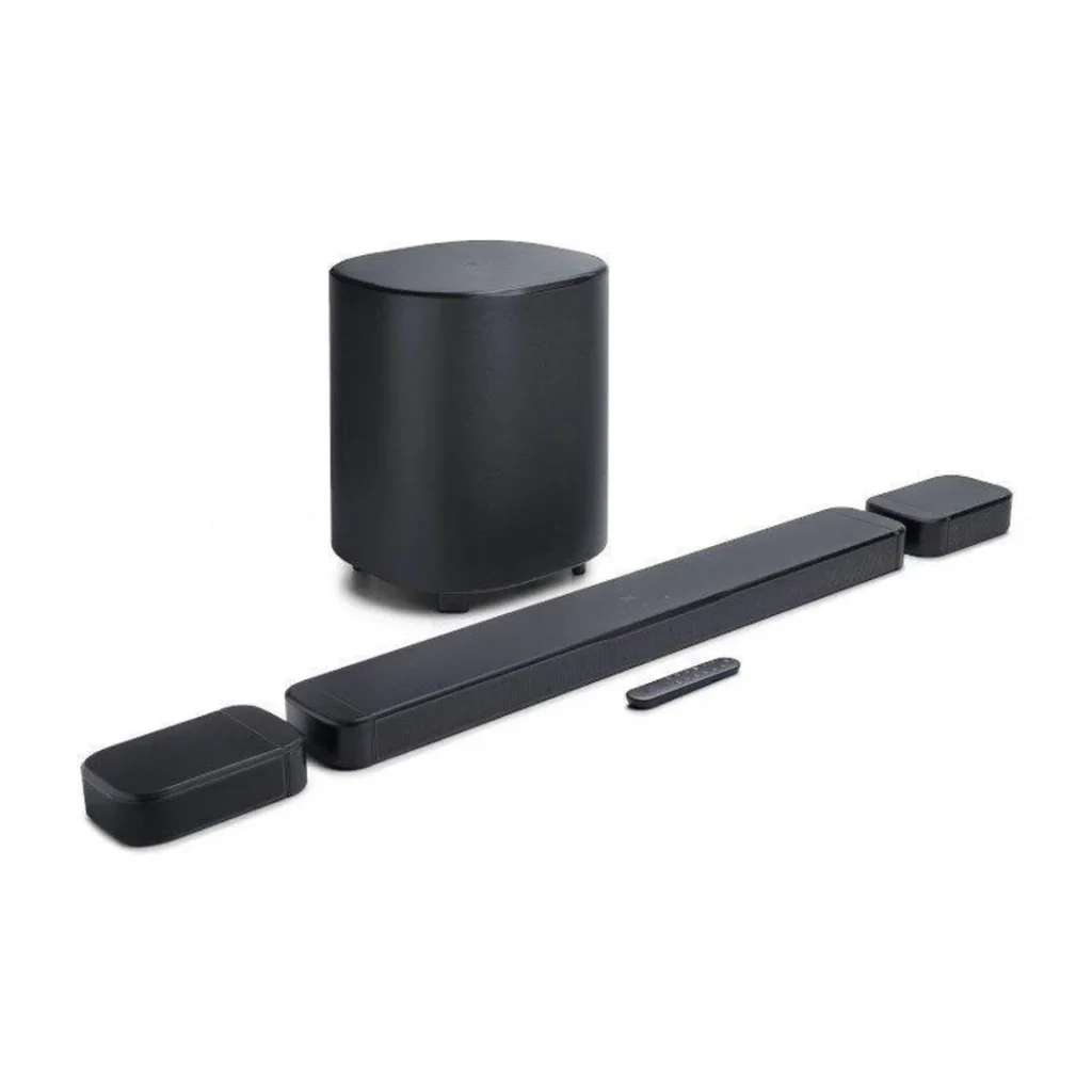 Soundbar JBL Bar 800MK2, Bluetooth, 360W RMS, Subwoofer Sem Fio, 7.1 Canais e Dolby Atmos – JBLBAR800PROBLKBR