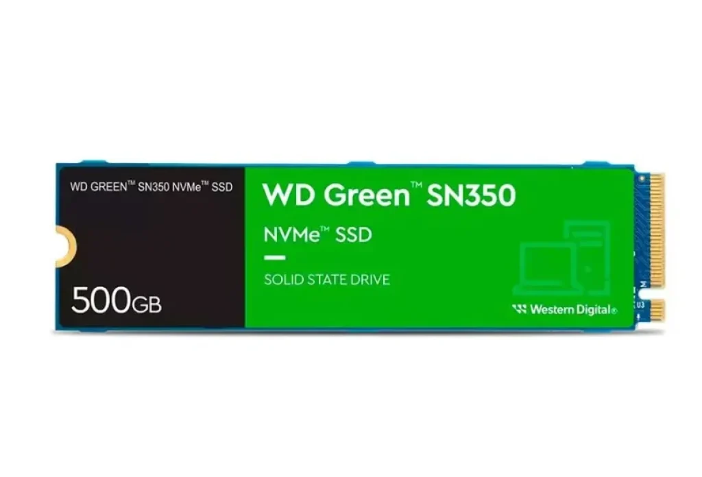 SSD WD Green SN350 500GB M.2 2280 NVMe 2400 MB/s Western Digital – WDS500G2G0C