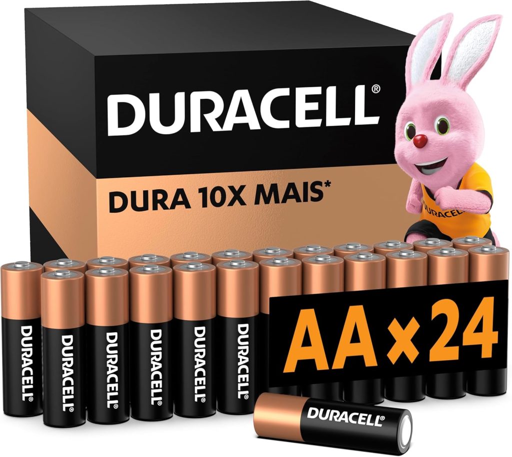 Duracell Pilhas Alcalinas AA Pequena Pack 24 Unidades