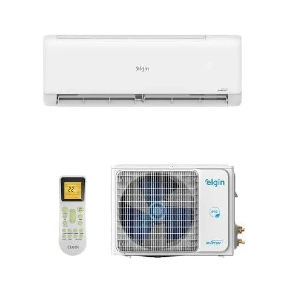 Ar-Condicionado Split HW Elgin Eco Inverter II Wi-Fi 12.000 BTUs R-32 Quente/Frio 220V
