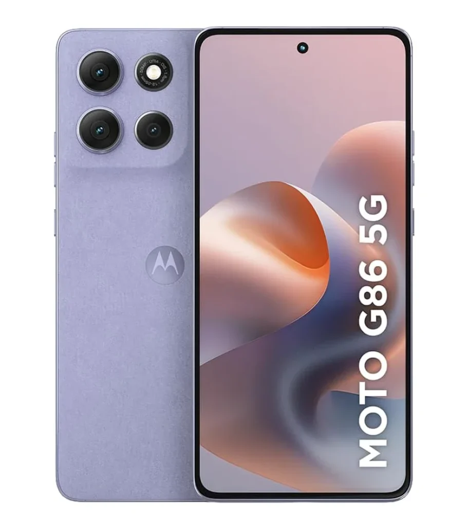 Smartphone Motorola Moto g86 5G – 512GB 24GB (8GB RAM+16GB RAM Boost) Tela 1.5K pOLED, 50MP Sony câmera OIS Moto AI, vídeos em 4K, IP68 + IP69