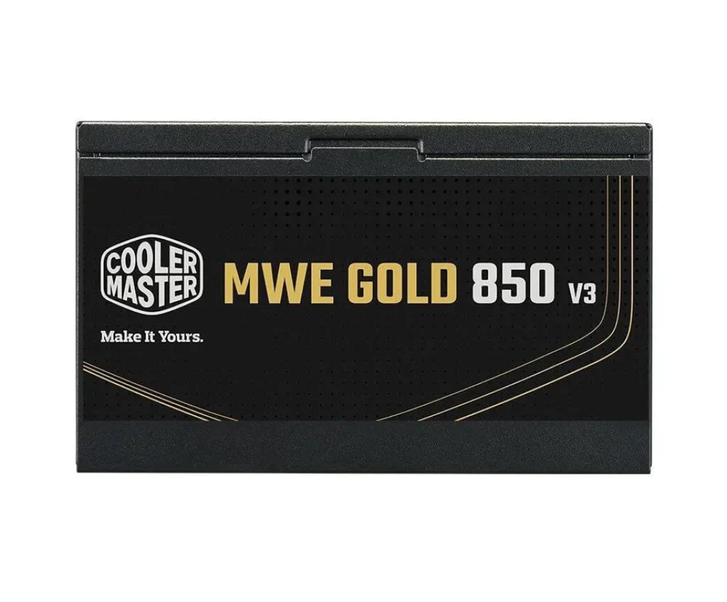 Fonte Cooler Master MWE Gold 850 V3, 850W, 80 Plus Ouro, ATX 3.1, PFC Ativo, Preto – MPE-8506-ACAG-BBR
